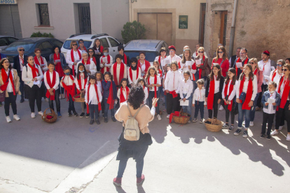 Cervera. Les caramelles van tornar a recórrer els carrers.