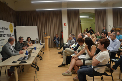 Talarn y el alcalde de Balaguer, Jordi Ignasi Vidal, en la presentación.