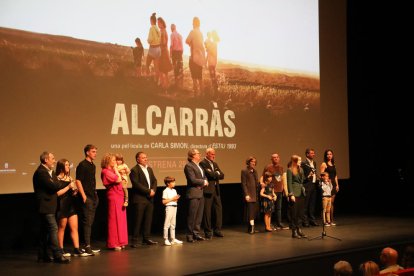 Preestreno de ‘Alcarràs’, el pasado 26 de abril en la Llotja de Lleida.