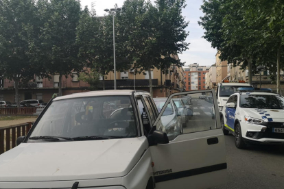 Recuperen al barri de Balàfia de Lleida un cotxe robat