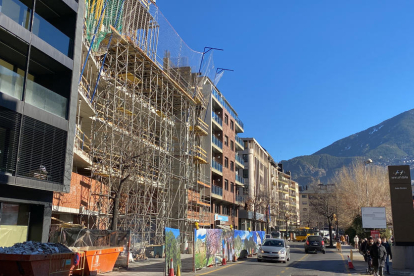 El futur edifici del casino d'Andorra, anomenat 