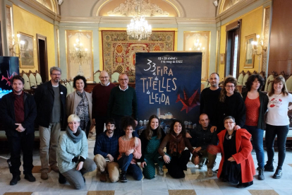 Presentació a la Paeria de la 33a edició de la Fira de Titelles de Lleida