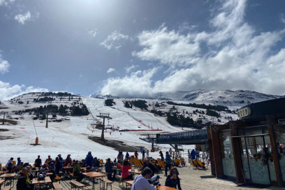 La estación de esquí de Baqueira el pasado fin de semana.
