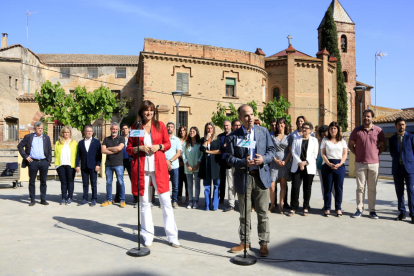 Borràs i Turull es van presentar a Sant Climent de Llobregat.