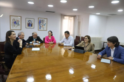 El consell d’administració d’Edullesa es va reunir ahir a la Cambra de Comerç.