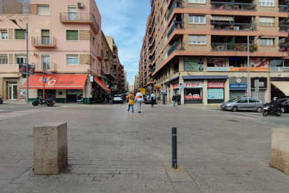 Vista del carrer Pi i Margall de Lleida.