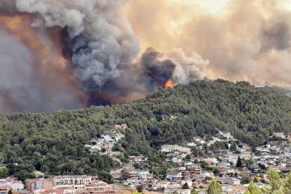 Las llamas se acercaron peligrosamente a escasos metros de zonas pobladas, por lo que fueron evacuadas varias urbanizaciones.