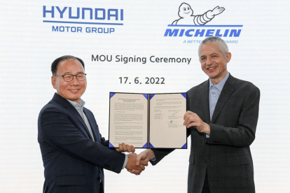 Hyundai ha acordat amb Michelin desenvolupar pneumàtics  optimitzats per a vehicles elèctrics d'alta gamma.