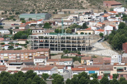Imatge de l’estructura de la residència de Mequinensa.