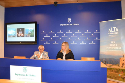 La campaña de presentación en la Diputación de Lleida.