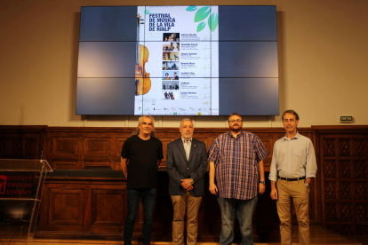 Quim Térmens, Joan Josep Ardanuy, Gerard Sabarich y Juli Alegre.