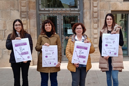 Presentació dels actes reivindicatius del 8 de març.