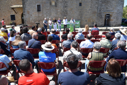 Un moment de la trobada celebrada ahir a la localitat de Pinós.
