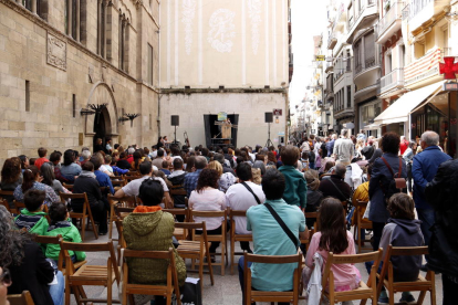 La jornada de dissabte de la Fira de Titelles omple Lleida d'espectacles i públic