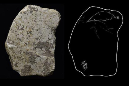 L'escanejat 3D ajuda a determinar la simbologia gravada a la plaqueta trobada a la Cova de Santa Linya