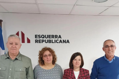 Reunió del sindicat amb Inés Granollers i Sara Bailac, d’ERC.