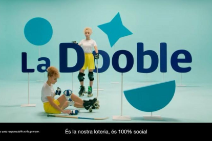 Imatge promocional de la nova loteria La Dooble.