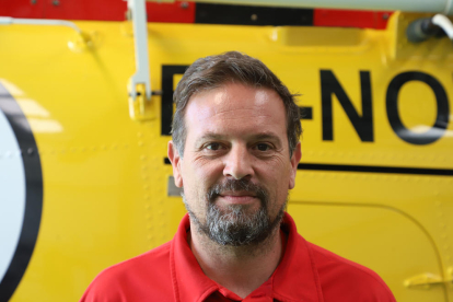 Pol Tomàs és pilot des de l’any 1993 i Marc Morer, operador de grua des de fa setze anys.