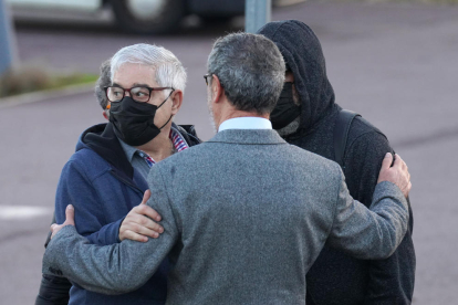 El maquinista del tren Francisco Garzón a la seua arribada per declarar en la segona jornada del judici per l'accident ferroviari d'Alvia.