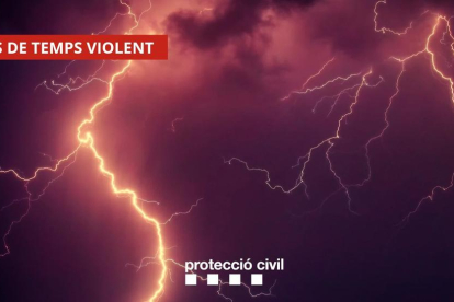 Protección Civil avisa de 'tiempo violento' en el Pallars Jussà y Noguera