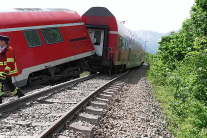 Cuatro muertos en un accidente de tren al sur de Alemania