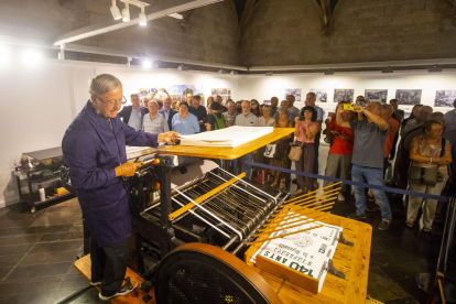 Las artes gráficas de Lleida, a través de la imprenta de la Diputación