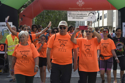 La organización repartió camisetas conmemorativas.