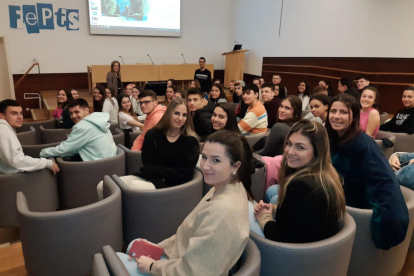 Estudiantes de Educación de la Universitat de Lleida.