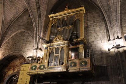 El órgano de la Catedral de Solsona ya está a punto para sonar después de cuatro años de obras de restauración