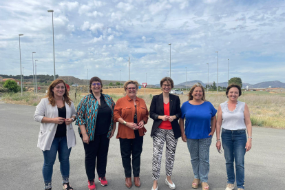 Candidates d’ERC a municipis de l’N-230 al Segrià.