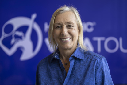 Martina Navratilova.