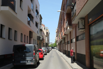 El carrer Girona, a Pardinyes.