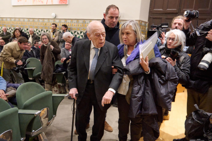 Jordi Pujol, en la presentació ahir del seu nou llibre a Barcelona.