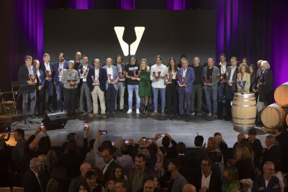 La gala de los Premis Vinari 2022, ayer en Vilafranca del Penedès.  