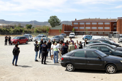 Reconstruyen el apuñalamiento mortal en Les Borges Blanques en el aparcamiento del Hort del Rabasser