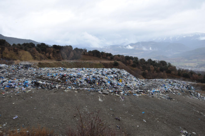 Imagen de archivo del vertedero de la Mancomunitat d’Escombraries en el Alt Urgell.