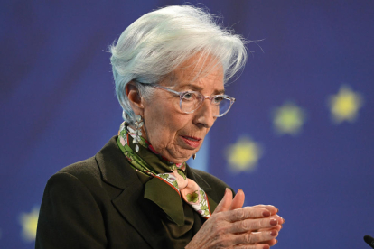 La presidenta del BCE, Christine Lagarde.