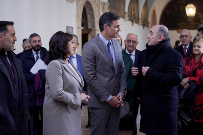 Sánchez, ahir de visita a la Rioja, es va obrir dimarts a modificar el delicte de malversació.