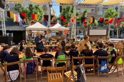 Una de las actividades para escolares celebrada ayer.