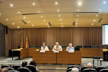 Jornada d'Estudis Rei Pere el Cerimoniós, ahir a la Paeria.