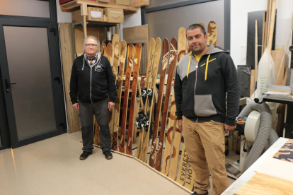 El taller de Husta Skis està equipat amb l’última tecnologia.