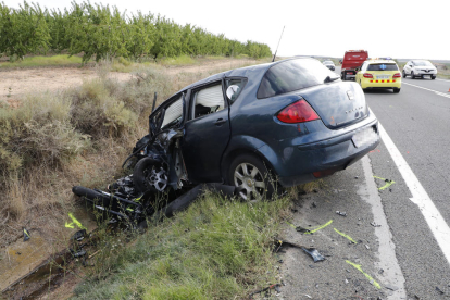 L’accident es va produir el 22 de setembre a Alfés.