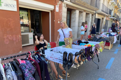 El mercat de segona mà que es va celebrar diumenge passat.