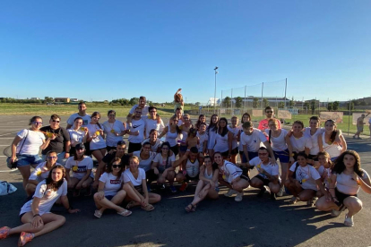 Golmés organizó una gincana en el marco de sus fiestas. 