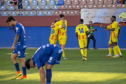 Mario Rivas i Diamanka es van estrenar com a golejadors aquest dissabte contra l’Alzira.