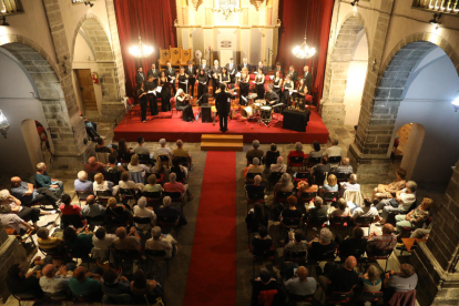 Recital dijous a la nit a l’església de Rialp del Cor de Cambra del Palau de la Música Catalana.