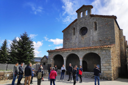 Visita a l’església de Santa Maria de Talló de Bellver.