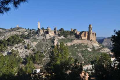 Imatge del conjunt monumental del castell.