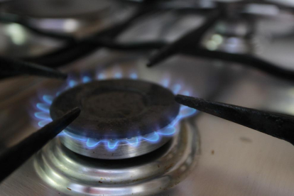 Una cocina de gas natural.