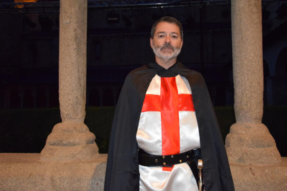 Una de les representacions aquest mes d’agost del ‘Retaule de Sant Ermengol’ al claustre de la catedral de la Seu d’Urgell.